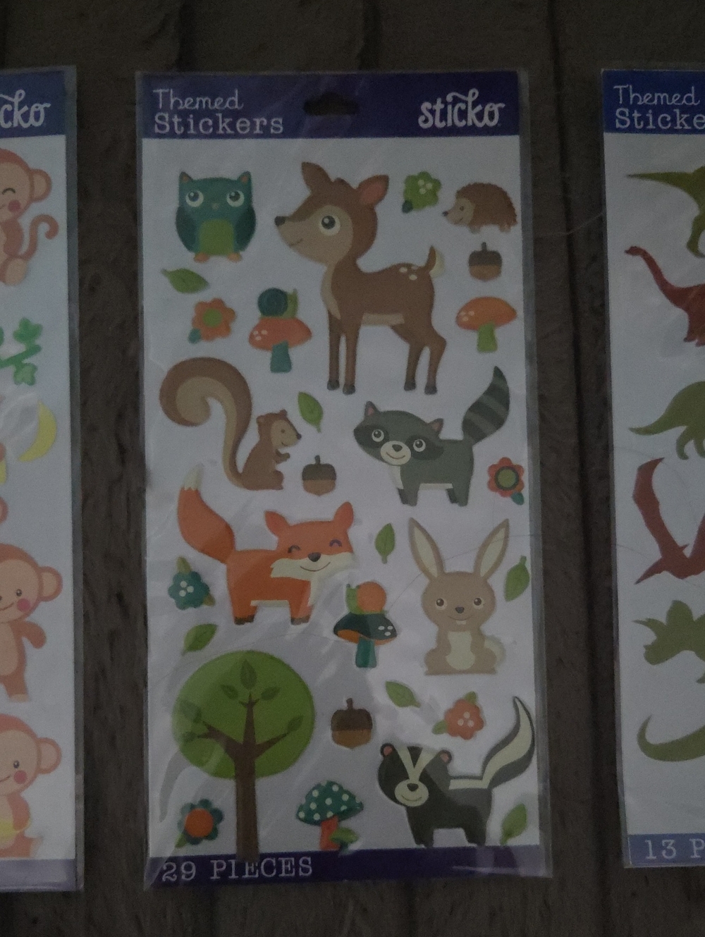 American Crafts | Animal Sticker Packs - Assorted Green/Brown/Orange - Picture 3 of 4